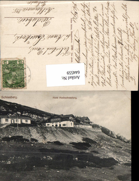644559,Puchberg am Schneeberg Hotel Hochschneeberg Gutenstein pub Julius Seiser 2798
