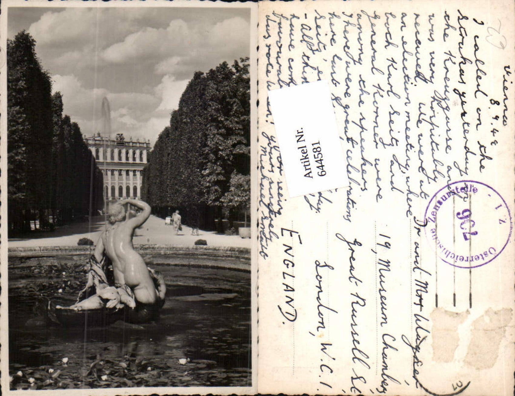 Alte Ansichtskarte – Old Postcard