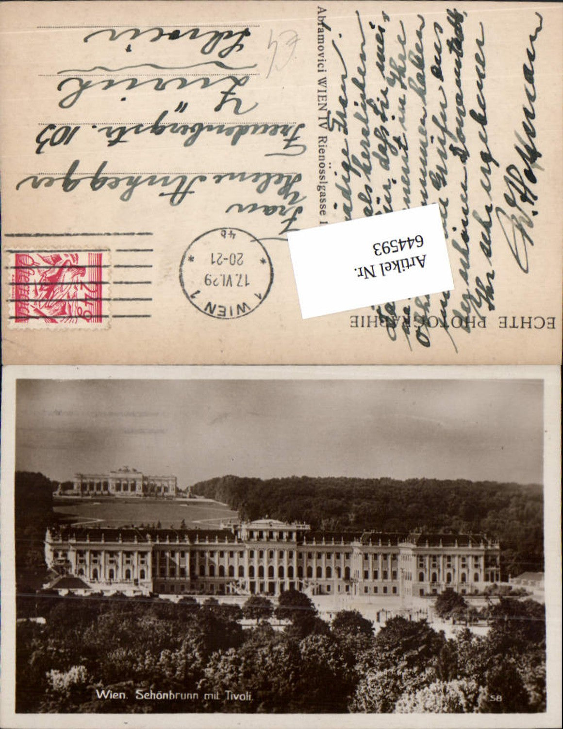 Alte Ansichtskarte – Old Postcard