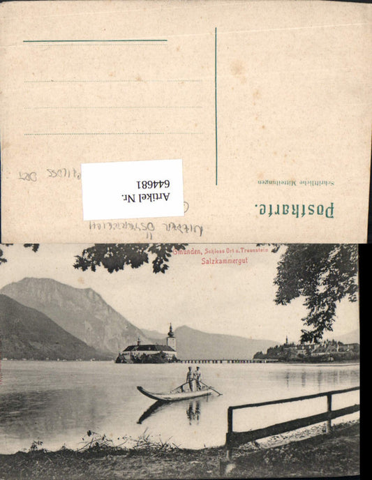 644681,Gmunden am Traunsee Schloss Orth Ort Boot Traunstein pub Stengel & Co.