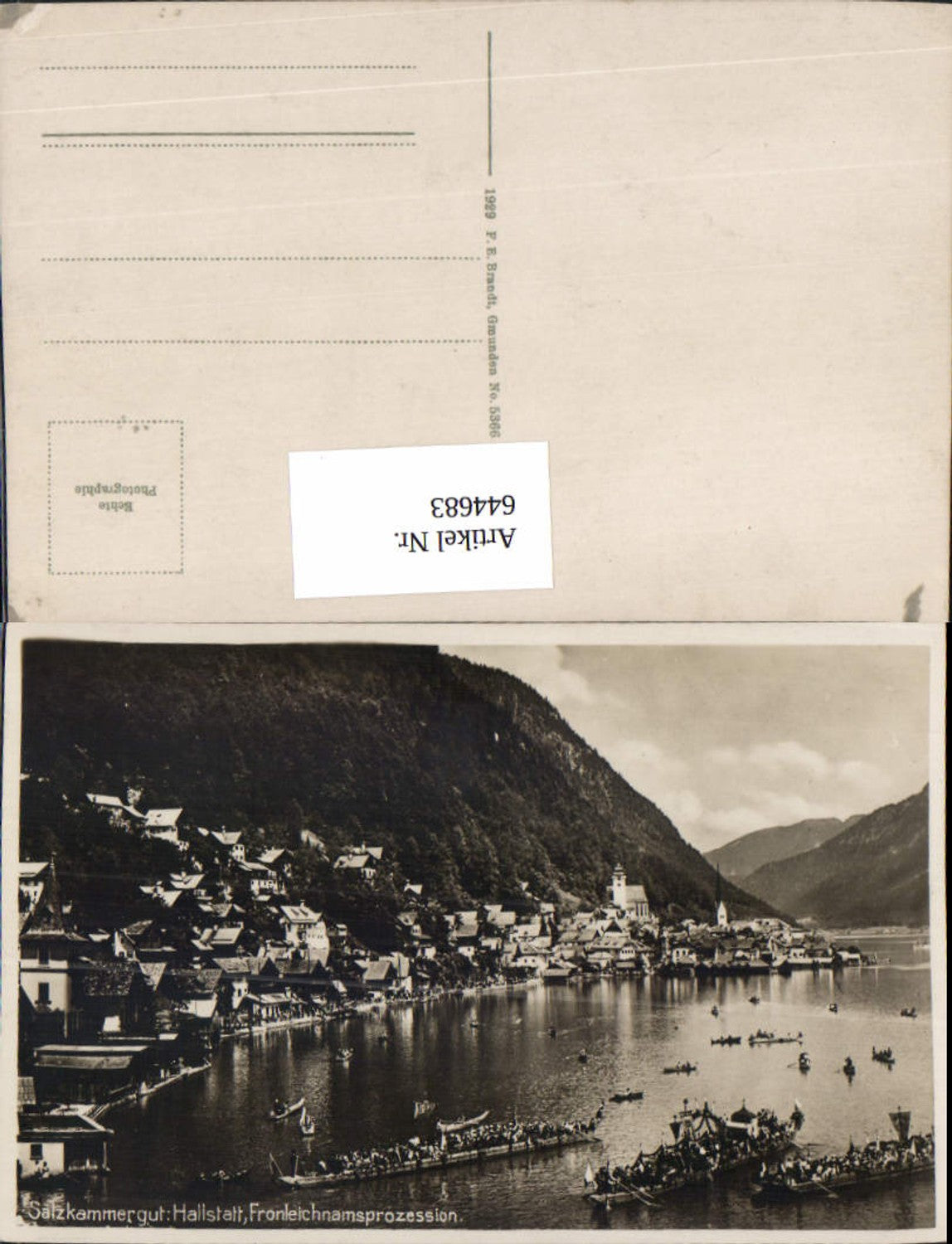 644683,Hallstatt Fronleichnamsprozession Salzkammergut Hallstättersee