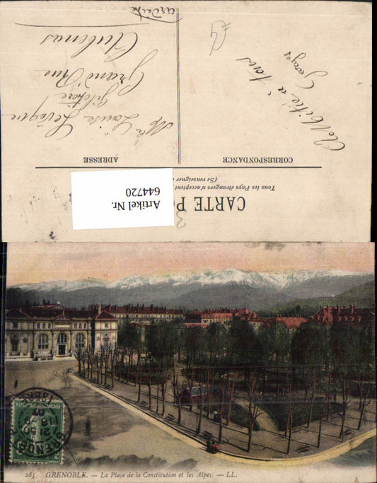644720,Grenoble Isere La Place de la Constitution