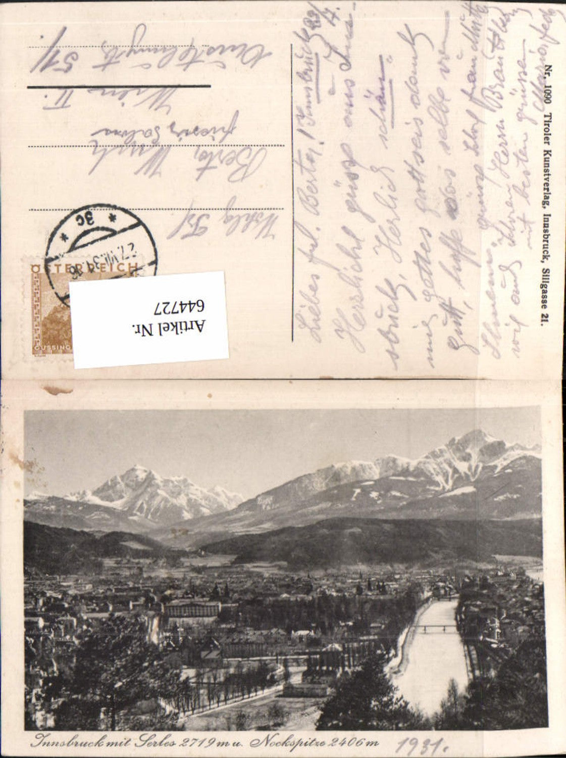 Alte Ansichtskarte – Old Postcard
