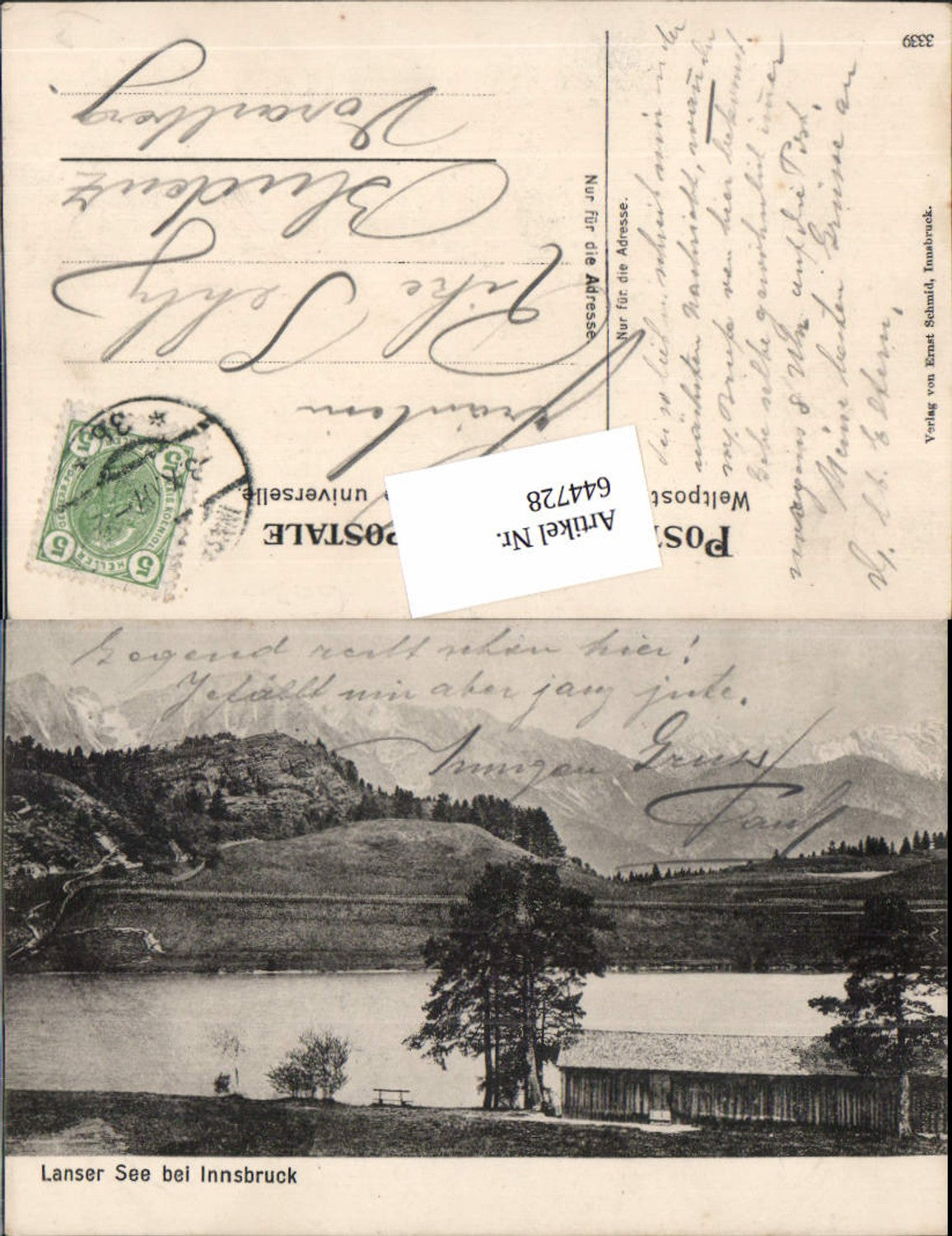 Alte Ansichtskarte – Old Postcard