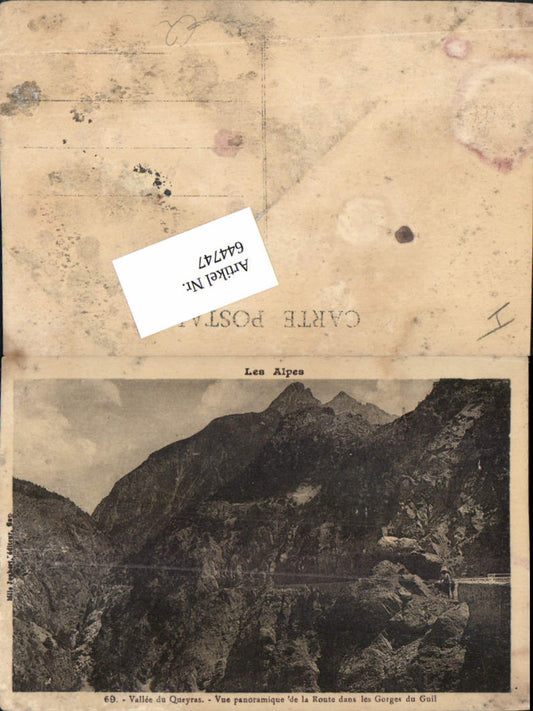 644747,Queyras Arvieux Gorges du Gull Guil Haute Alpes