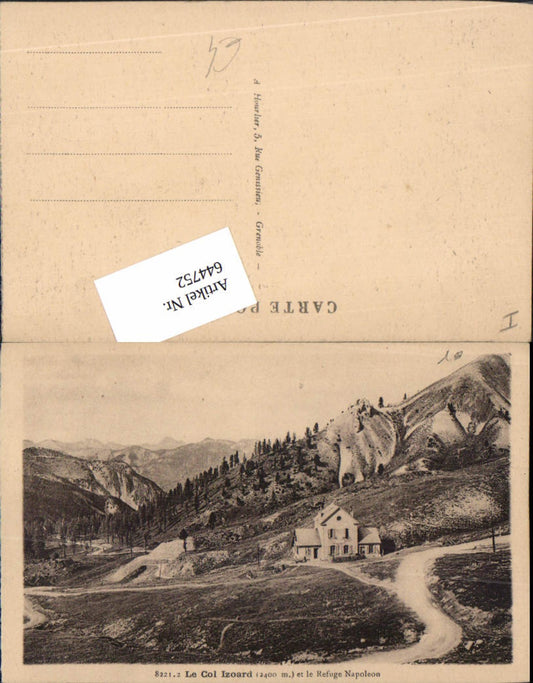 644752,Queyras Arvieux Briancon au refuge du Col Izoard Refuge Napoleon