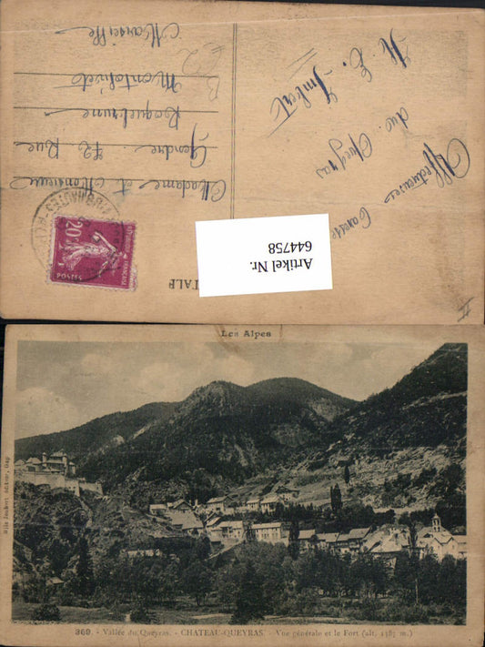 644758,Queyras Arvieux Chateau Queyras et le Fort hautes Alpes