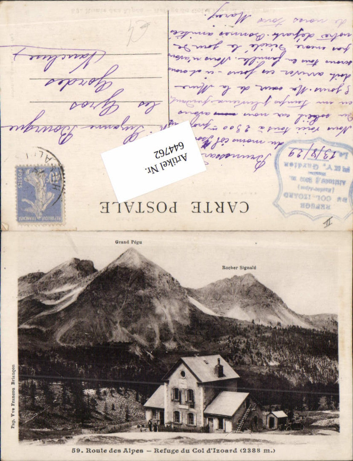 644762,Queyras Arvieux Col Izoard refuge Hautes Alpes Briancon