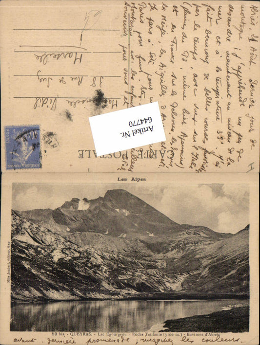 644770,Queyras Arvieux Lac Egourgeou Taillante Abries