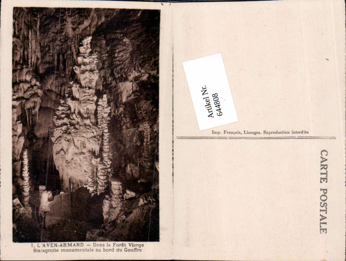 644808,Höhle Grotte Aven Armand Meyrueis