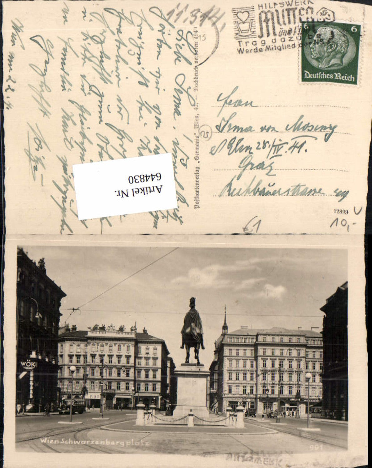 Alte Ansichtskarte – Old Postcard