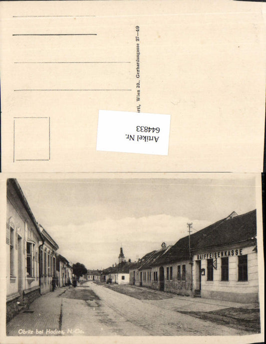 644833,Obritz bei Hadres Hollabrunn Bank Raiffeisenkasse