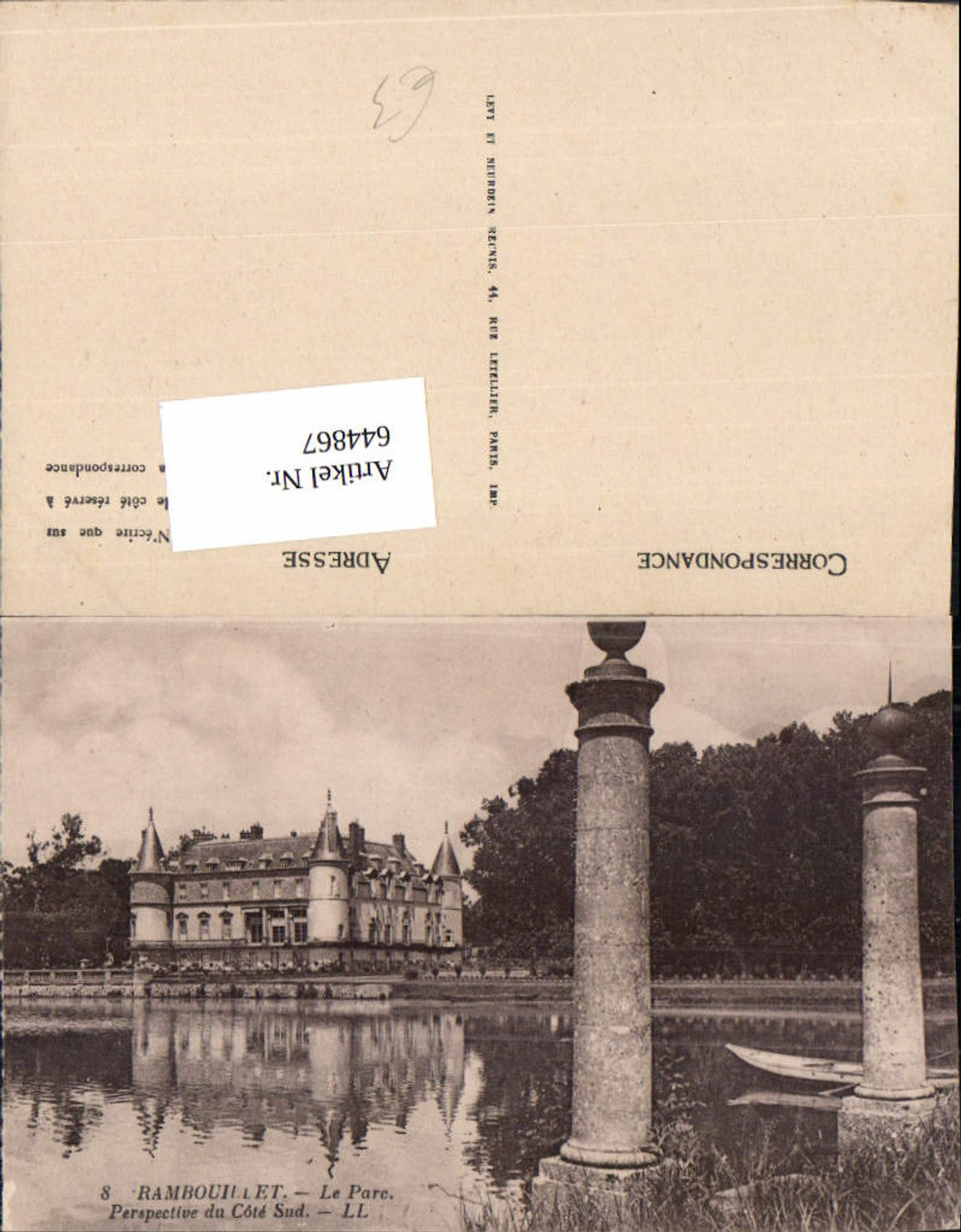 644867,Rambouillet Yvelines Chateau