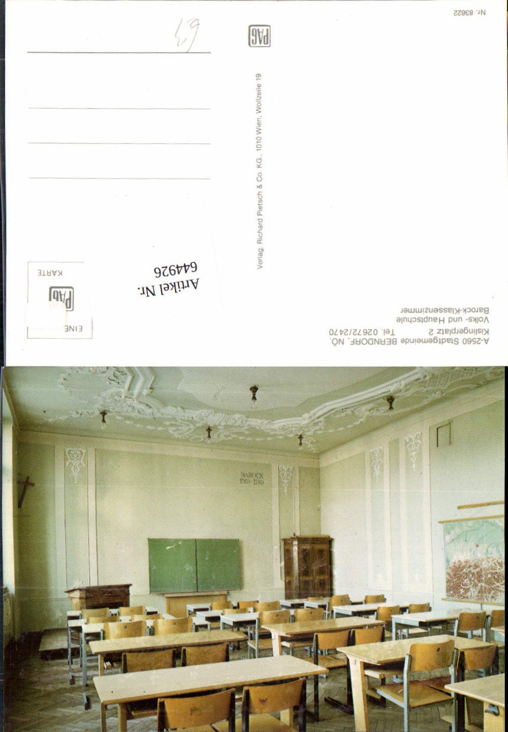 644926,Berndorf an der Triesting Schule Klassenzimmer