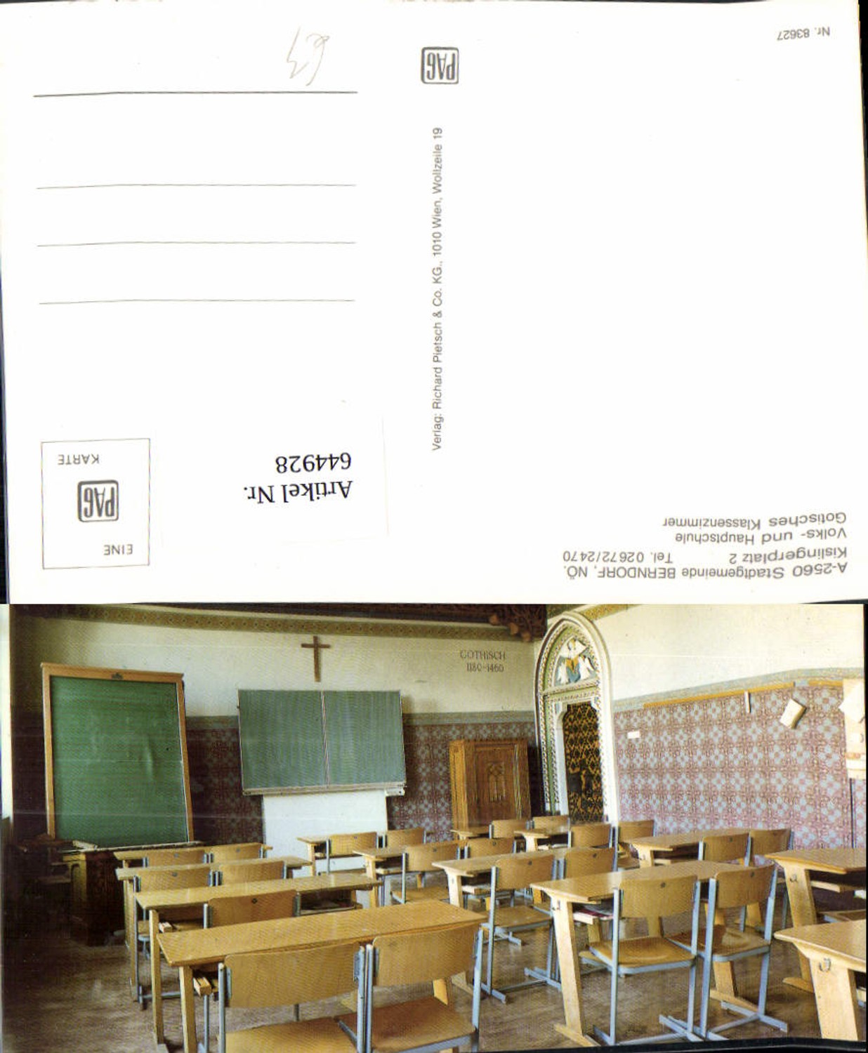 644928,Berndorf an der Triesting Schule Klassenzimmer
