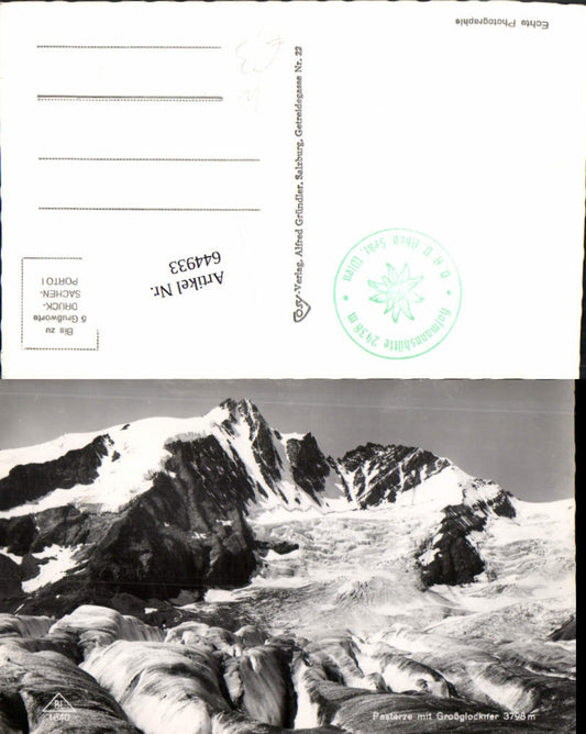 644933,Grossglockner Hochalpenstraße Heiligenblut Gletscher Pasterze