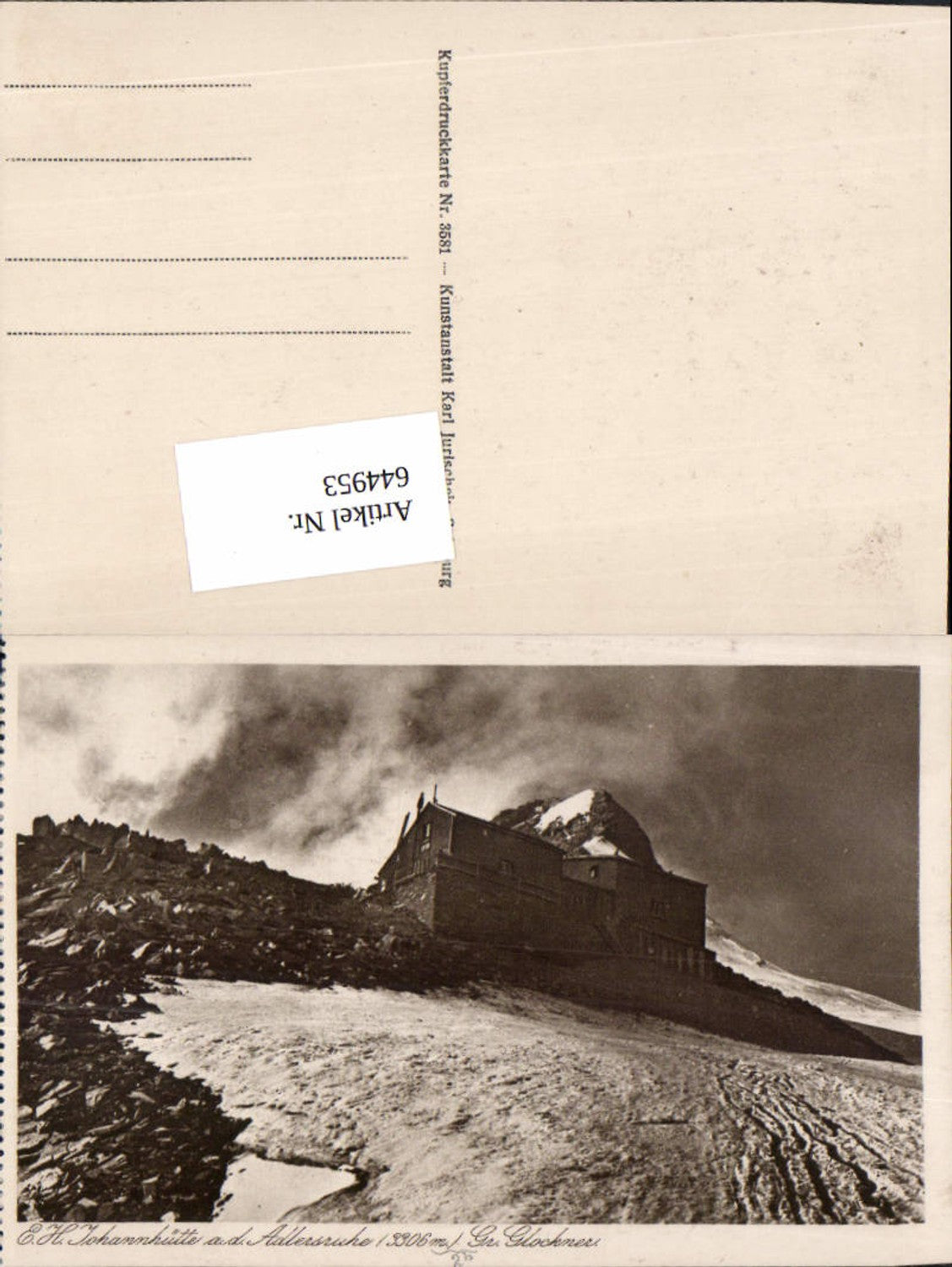 644953,Grossglockner Hochalpenstraße Heiligenblut Adlersruhe Johannhütte