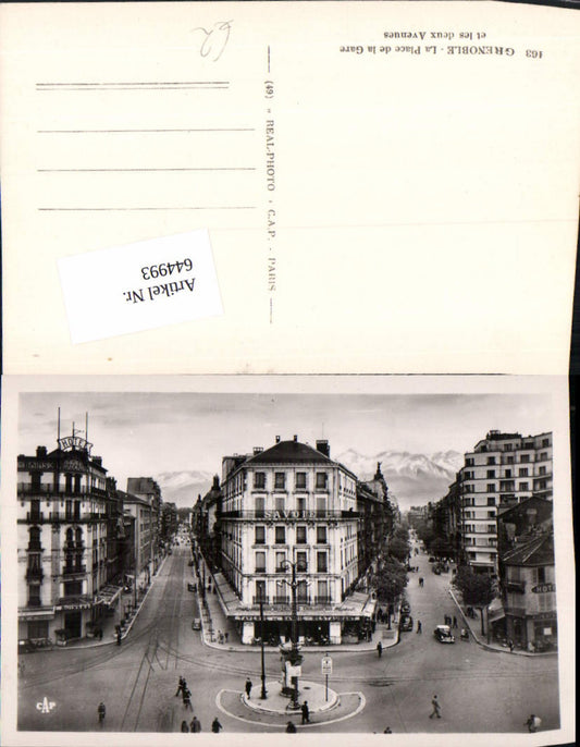 644993,Grenoble Isere Hotel Savoie Restaurant Place de Gare