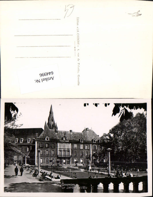 644996,Grenoble Isere Jardin de Ville