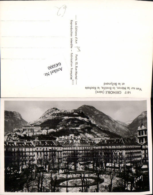 645000,Grenoble Isere Vue Sur de Neron Bastille St. Eynard