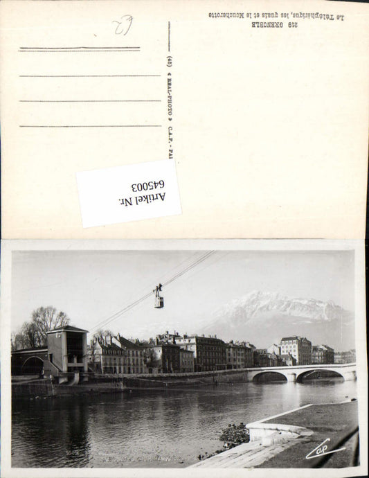 645003,Grenoble Isere Le Telepherique Quais et le Moucherotte