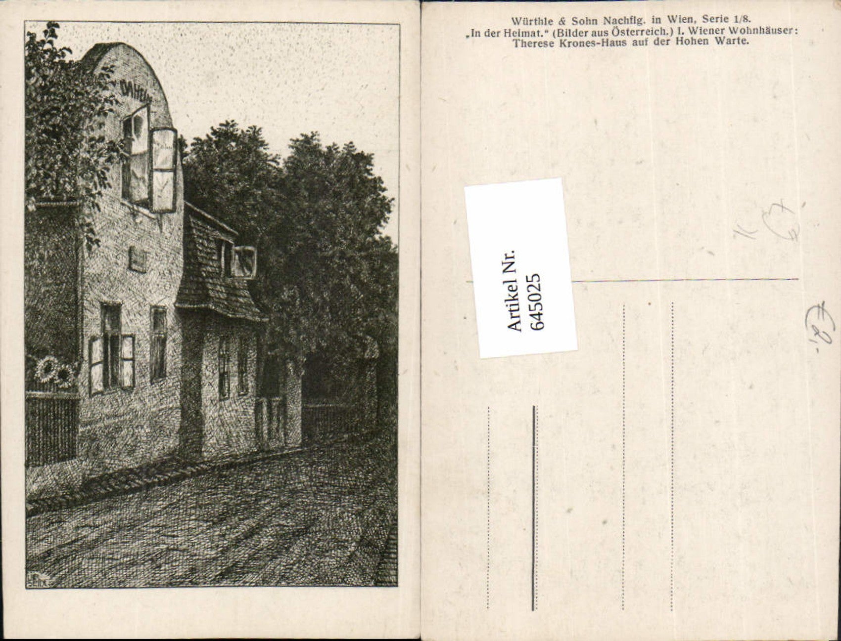 Alte Ansichtskarte – Old Postcard