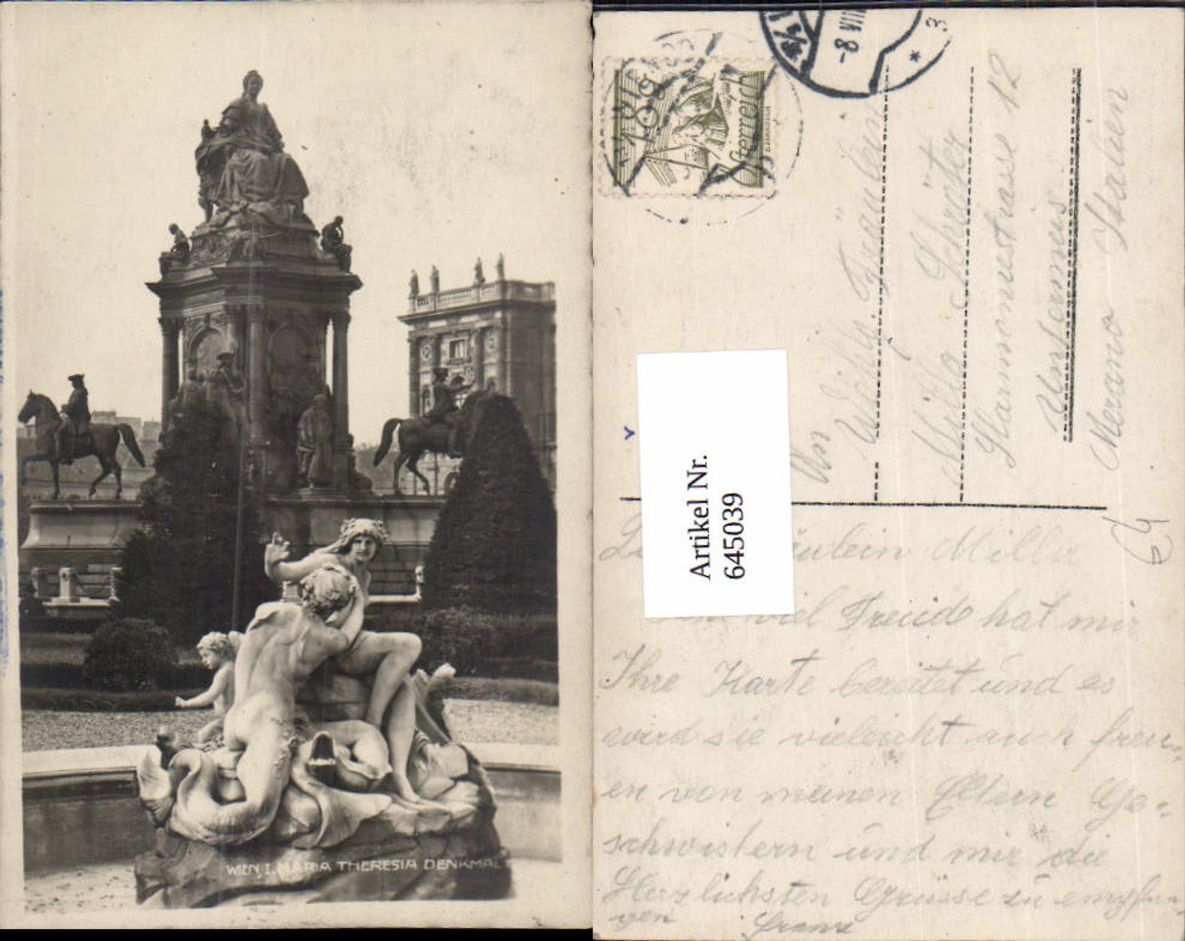 Alte Ansichtskarte – Old Postcard