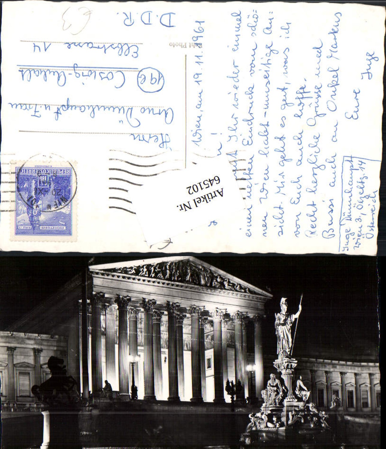 Alte Ansichtskarte – Old Postcard