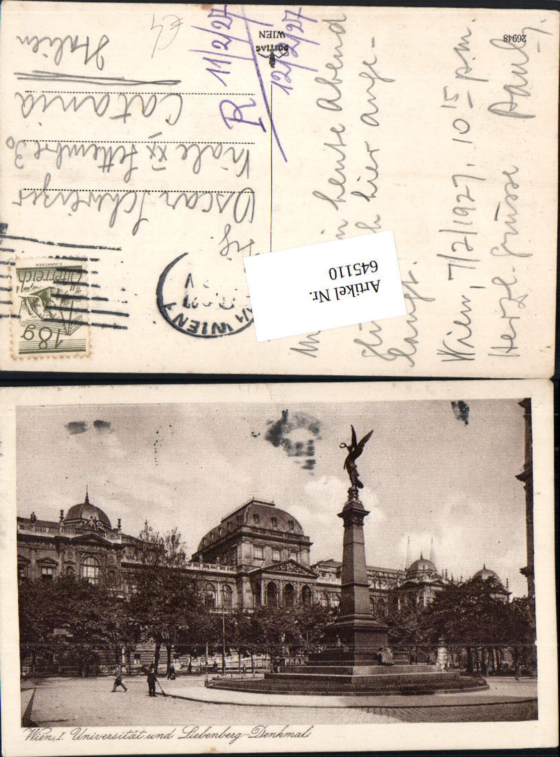 Alte Ansichtskarte – Old Postcard
