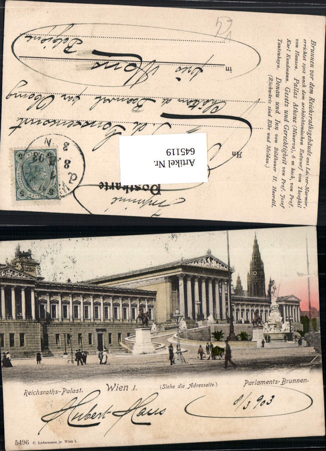 Alte Ansichtskarte – Old Postcard
