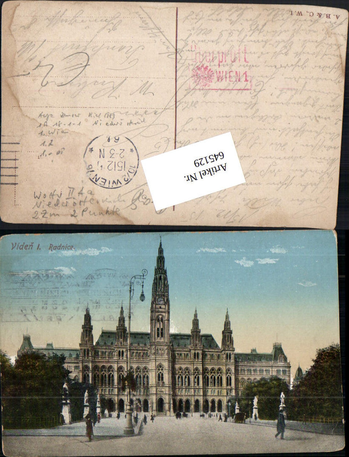 Alte Ansichtskarte – Old Postcard