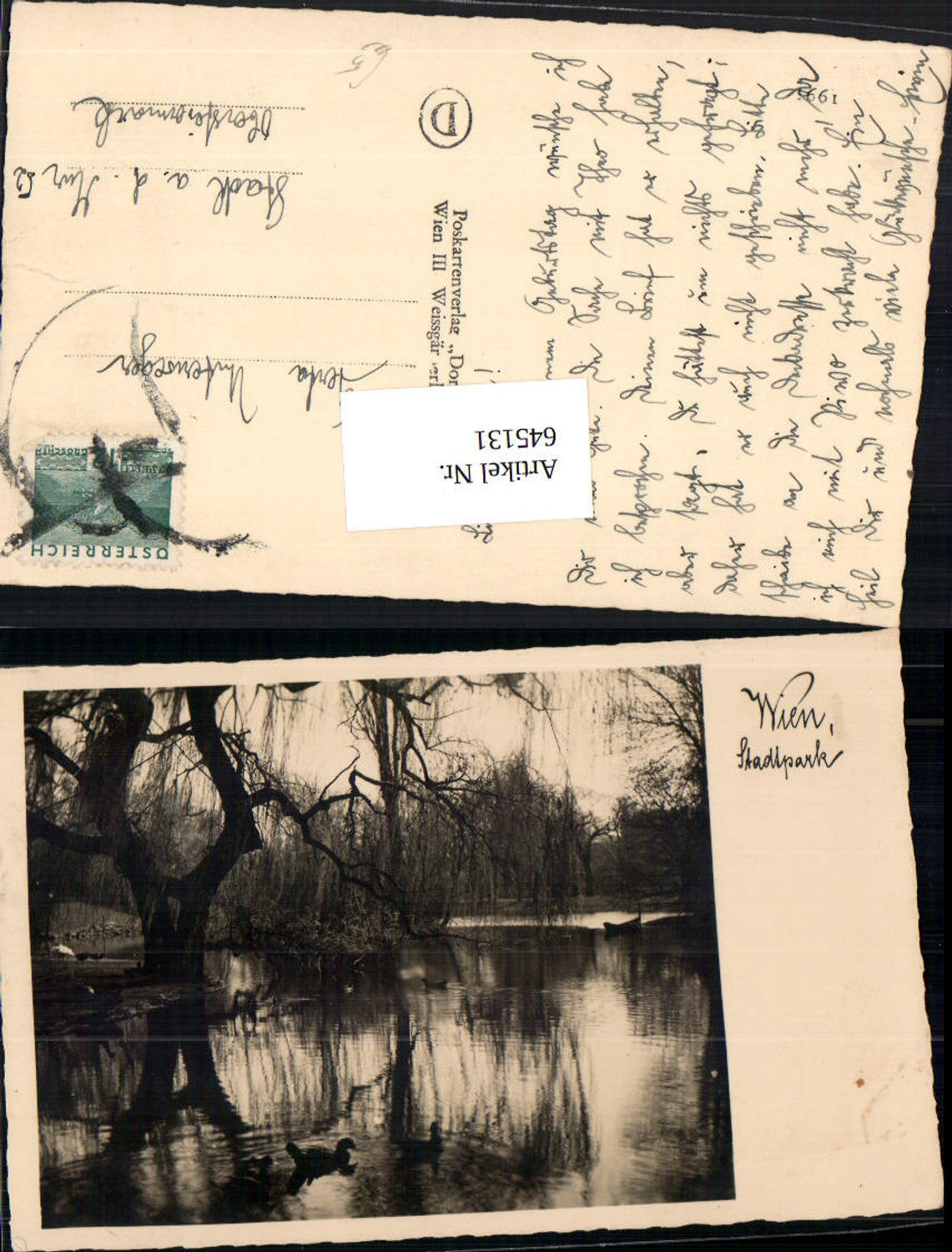 Alte Ansichtskarte – Old Postcard