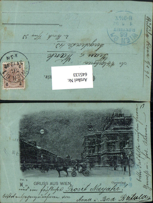 Alte Ansichtskarte – Old Postcard