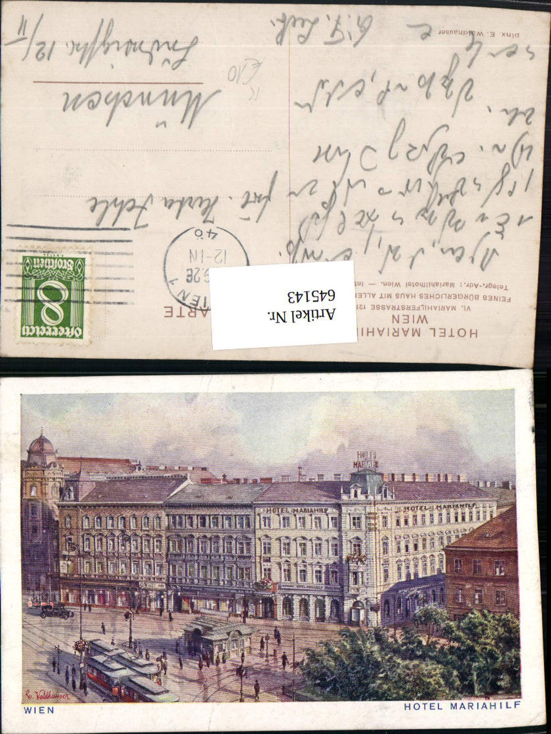 Alte Ansichtskarte – Old Postcard