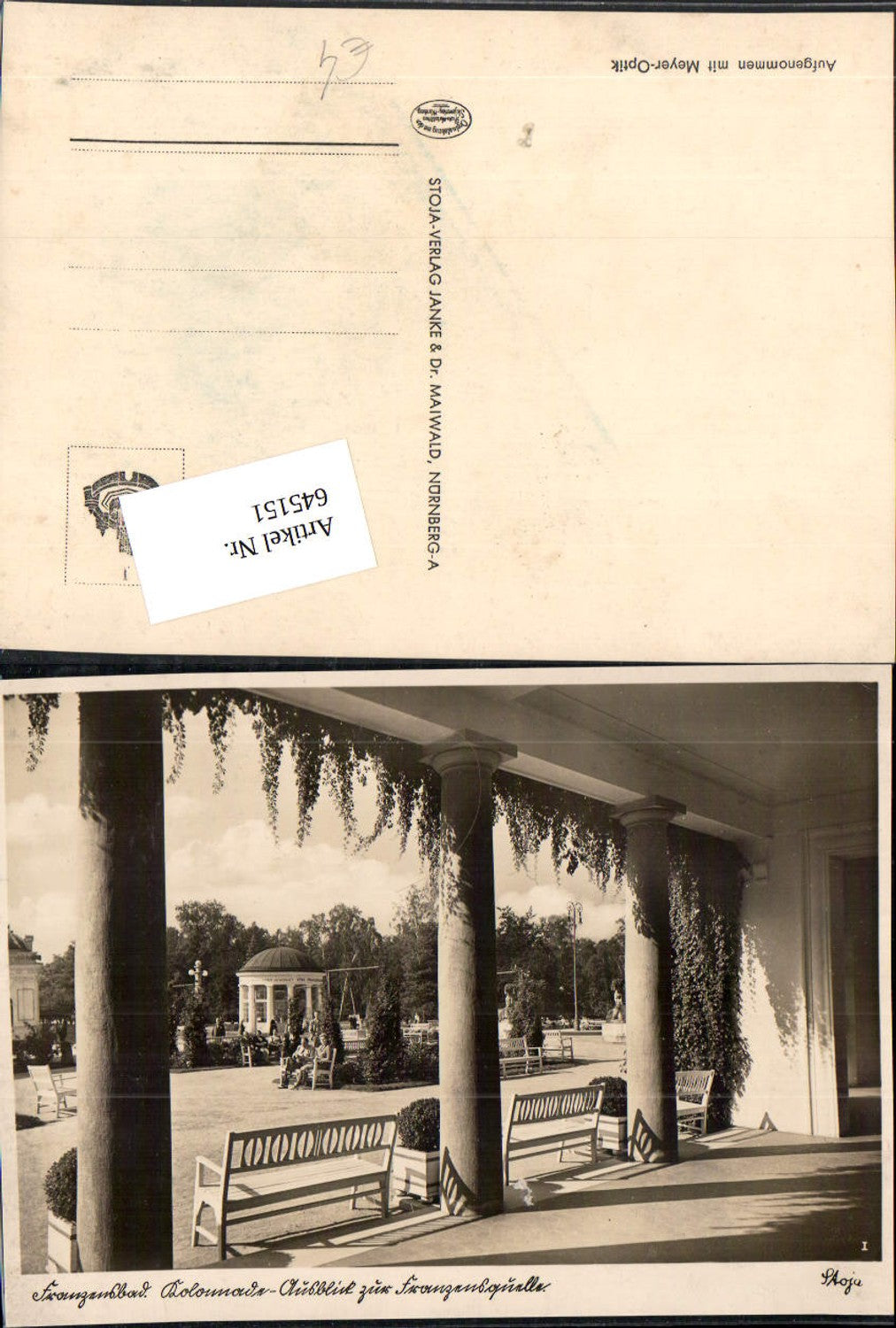 Alte Ansichtskarte – Old Postcard