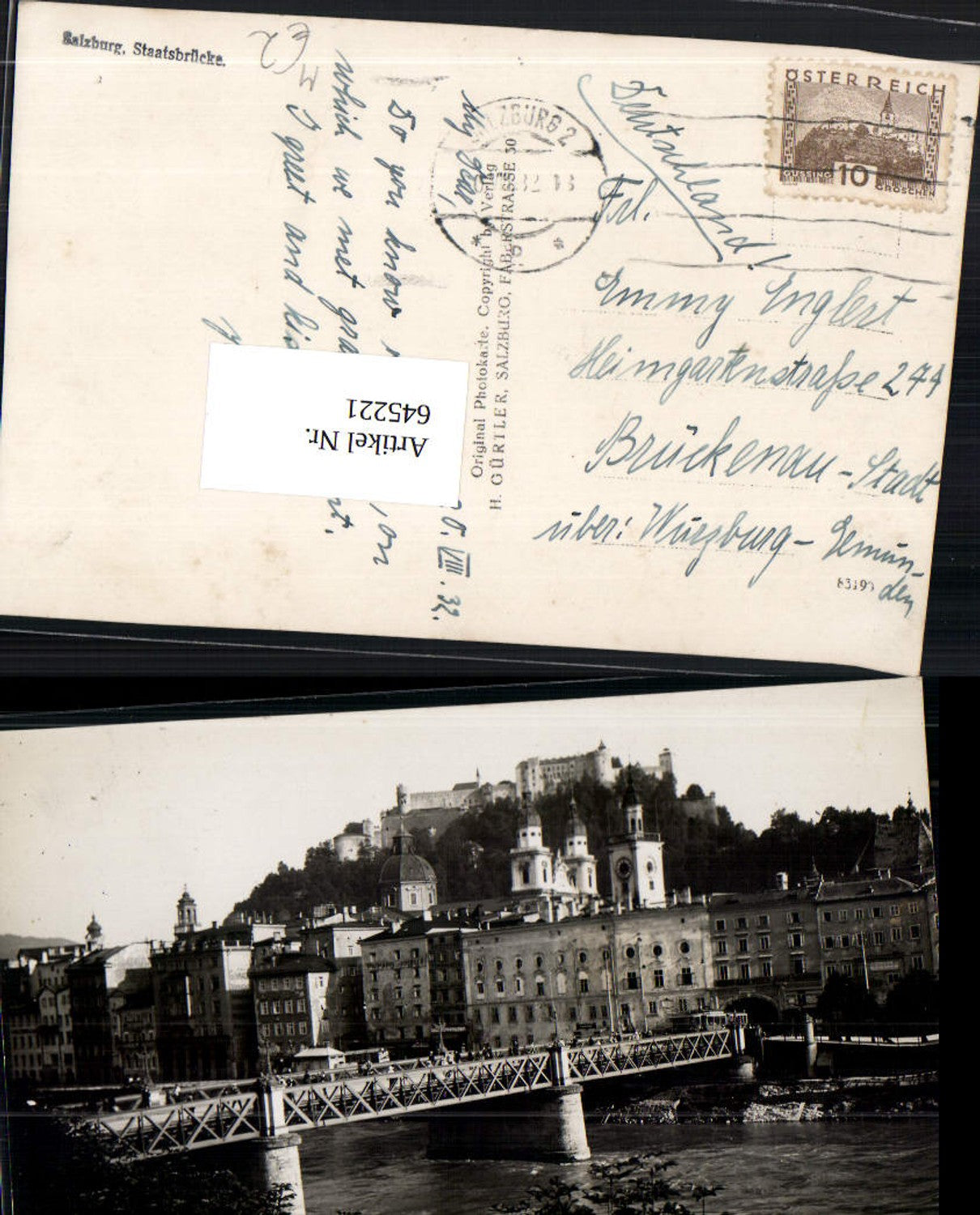 Alte Ansichtskarte – Old Postcard