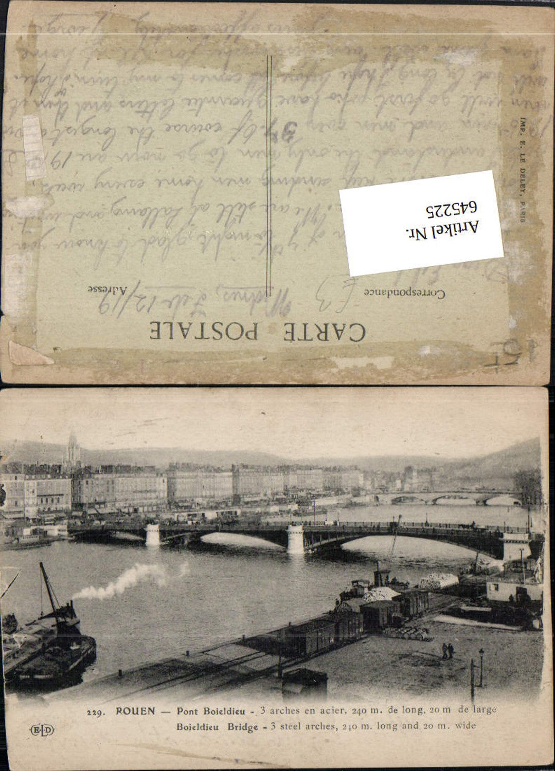 Alte Ansichtskarte – Old Postcard