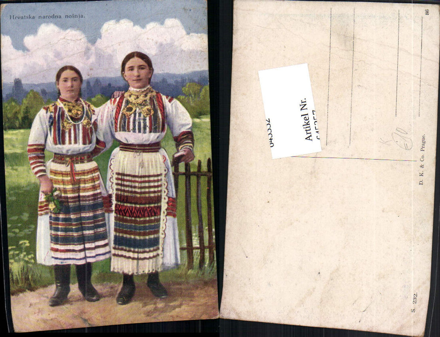 645357,Trachten aus Slowakei Hrvatska narodna nosjna Tracht Typen