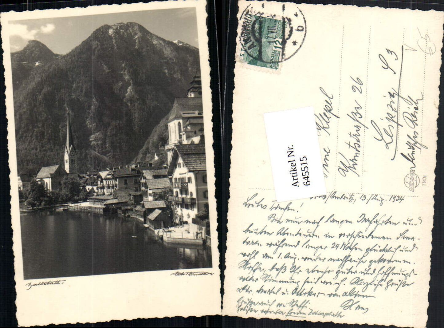 645515,Foto-AK Foto Kinder Hallstatt am Hallstättersee