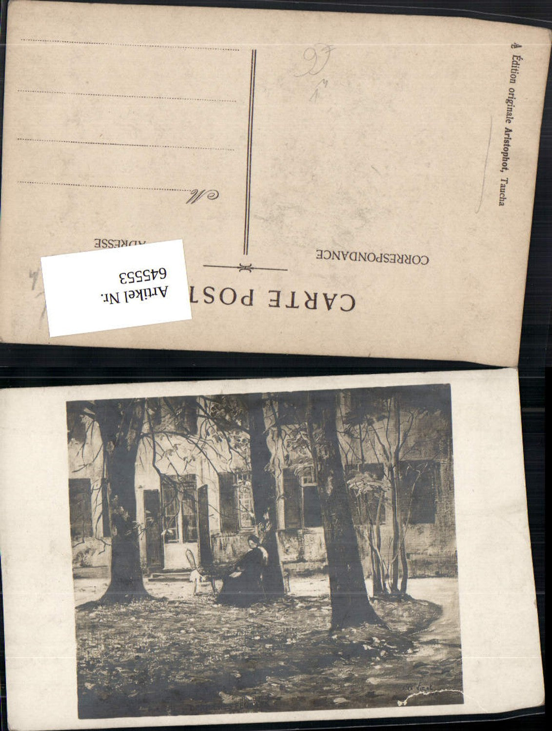 645553, Photo-AK Alex Sizak Vizak Woman Garden pub Aristophot Taucha