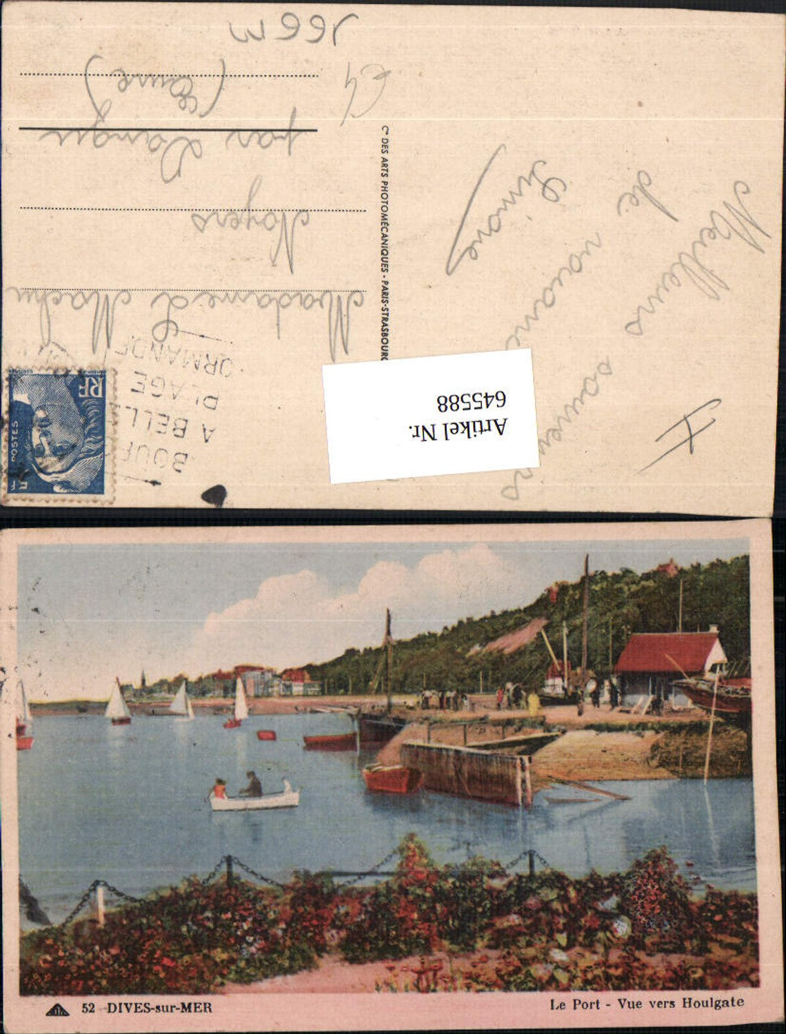 545588,Dives sur mer Hafen Port Houlgate