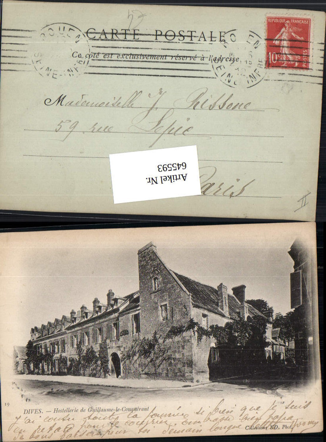 545593,Dives sur mer Hostellerie de Guillaume le Conquerant