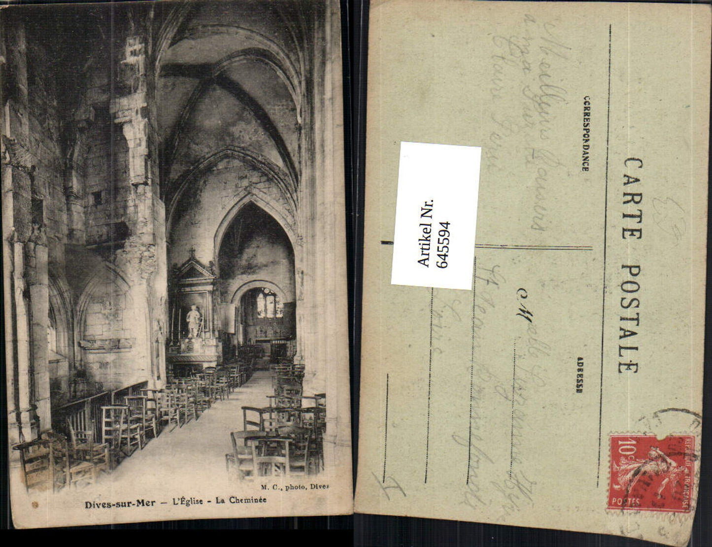 545594,Dives sur mer Kirche Eglise