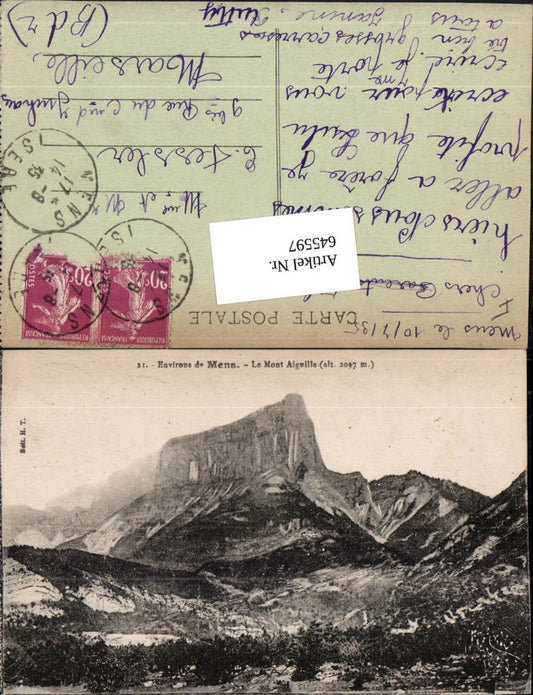 545597,Ligne de Grenoble Isere Environs de Mens Aiguille