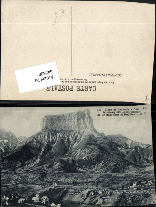 545600,Ligne de Grenoble Isere Environs de Mens Aiguille