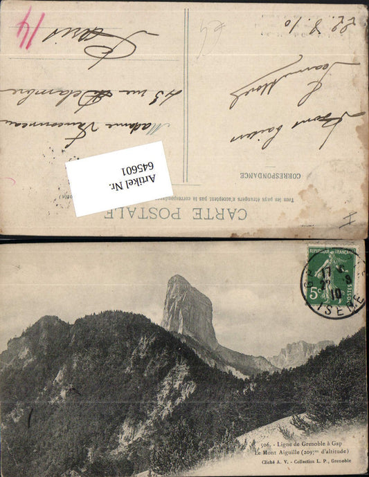 545601,Ligne de Grenoble Isere Environs de Mens Aiguille