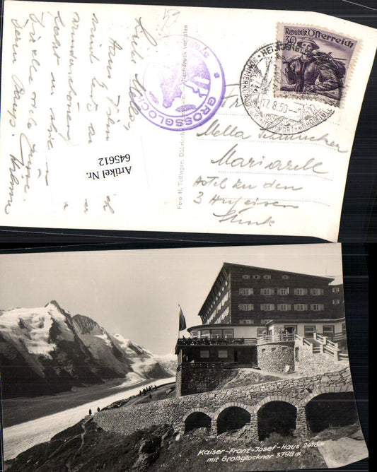 545612,Grossglockner Hochalpenstraße Heiligenblut Kaiser Franz Josef Haus