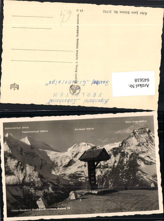 545618,Grossglockner Hochalpenstraße Heiligenblut Kehre 10