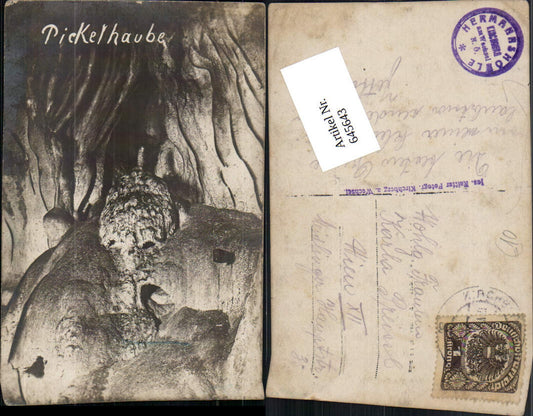 545643, Hermannshöhle Kirchberg am Wechsel Eulenberg pub Jos. Reitter Photographer
