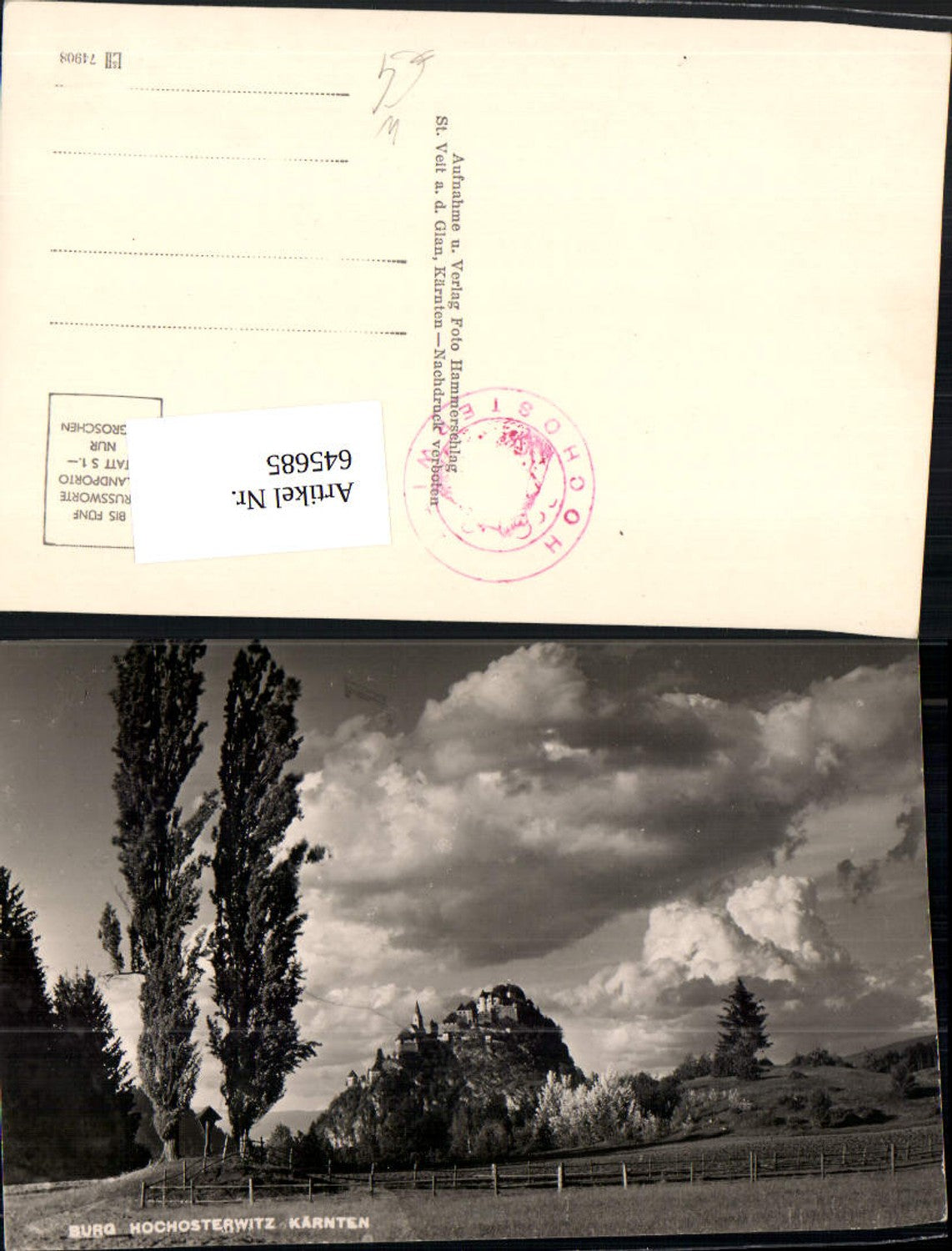 Alte Ansichtskarte – Old Postcard